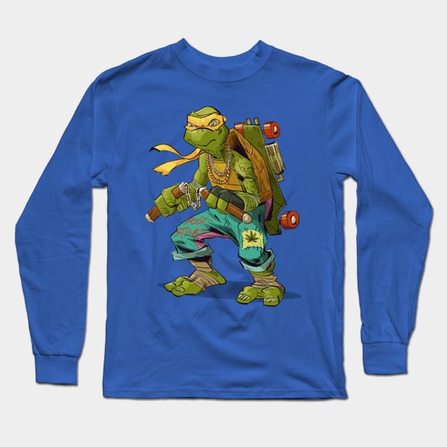 TMNT Michelangelo Long Sleeve T-Shirt by markodjeska